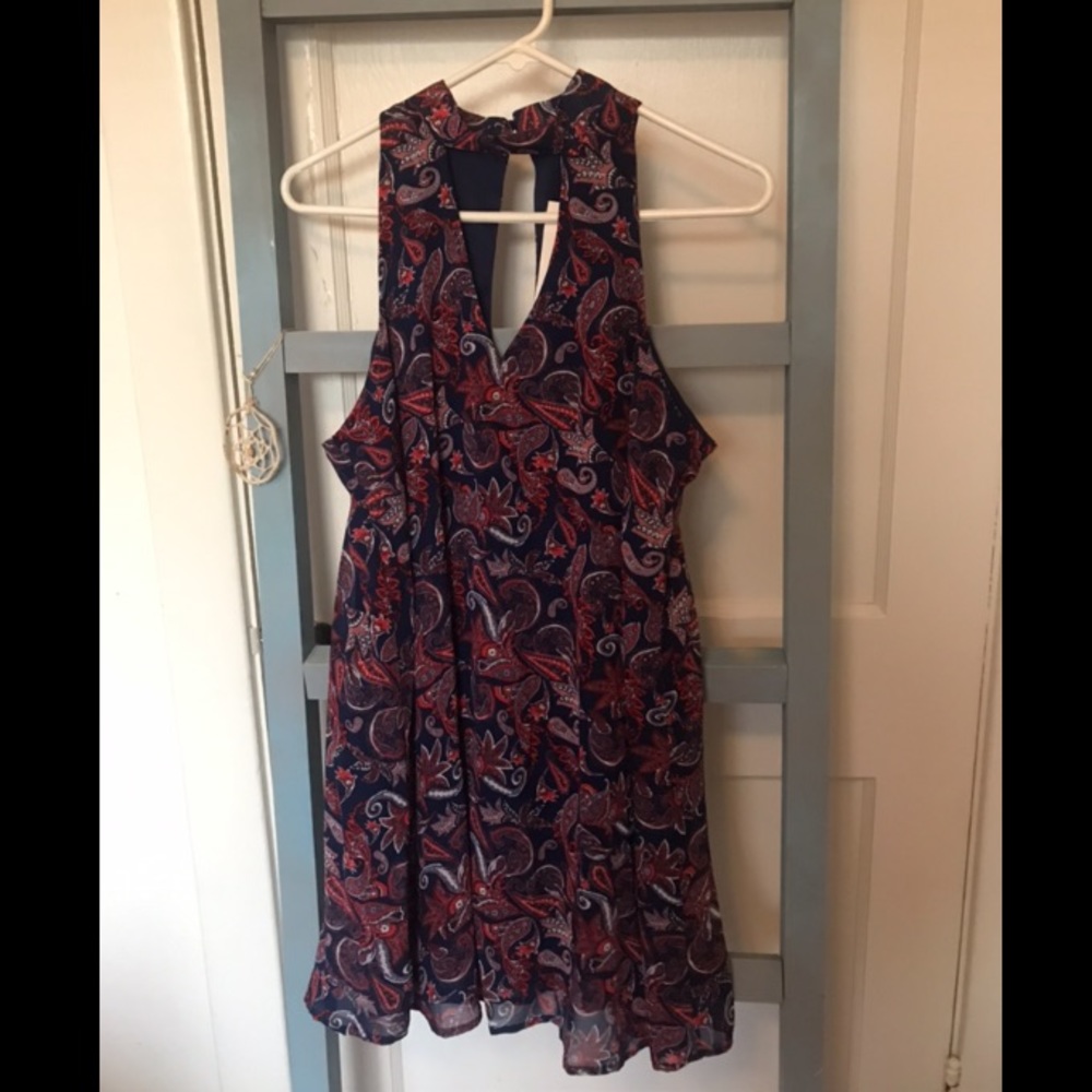 FLORAL PAISLEY DRESS